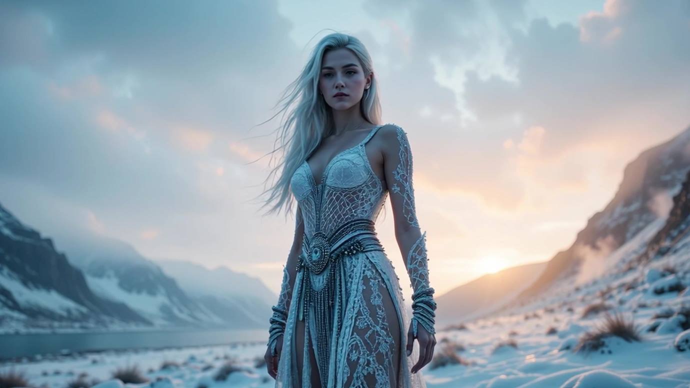 AI Video 043 Mystical TTRPG Ambient Music with Celestial Goddesses[4K/1V/501MB]插图