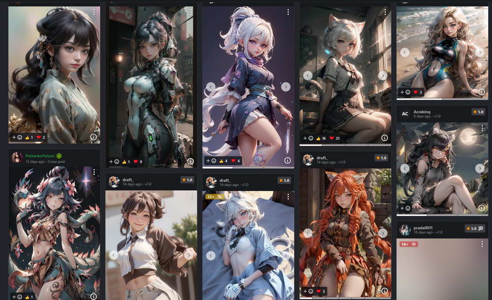 [AI模型]这2个模型好棒，MJ风格被SD轻松拿捏[1.89GB]插图1