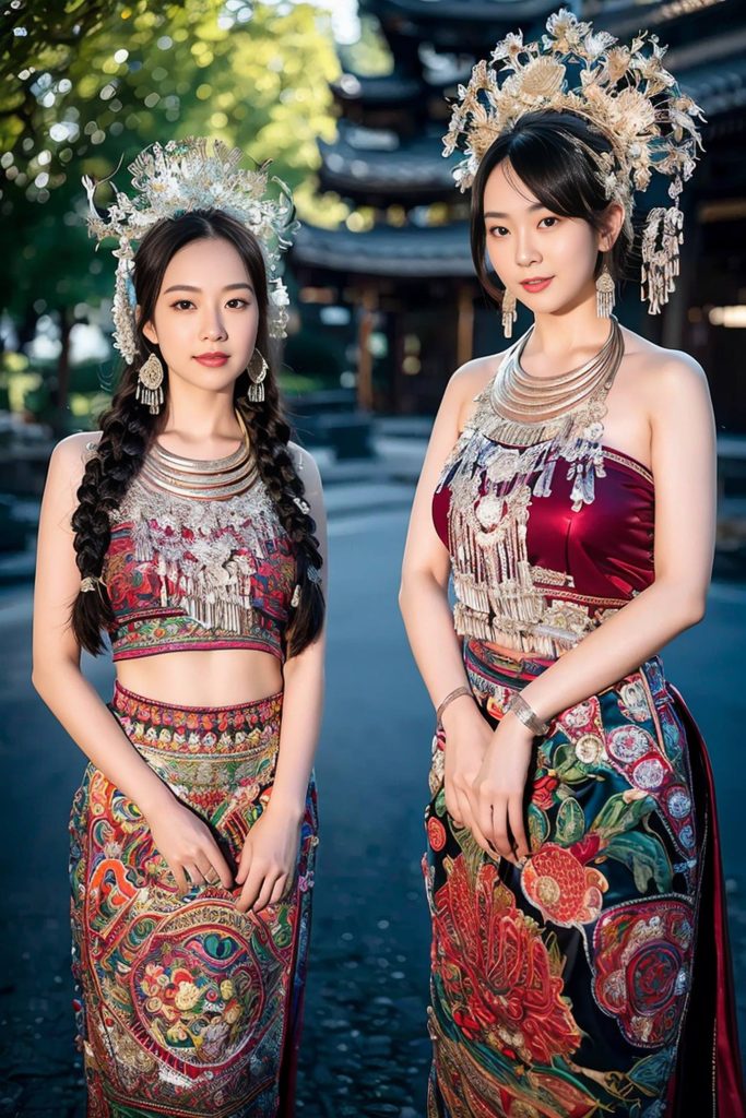 AI绘画 036 民族装的漂亮魔法秀[65P504MB]插图5