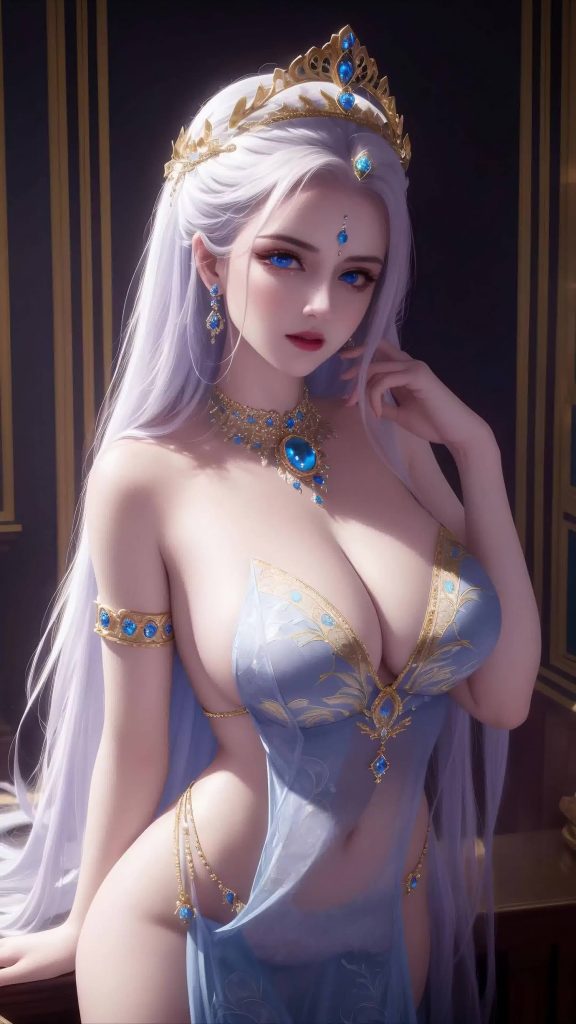 AI绘画 044 The Heartwarming Tale of a Beautiful Innocent Princess – AI LookBook – AI Club2Girls[44P/1V/170M]插图1