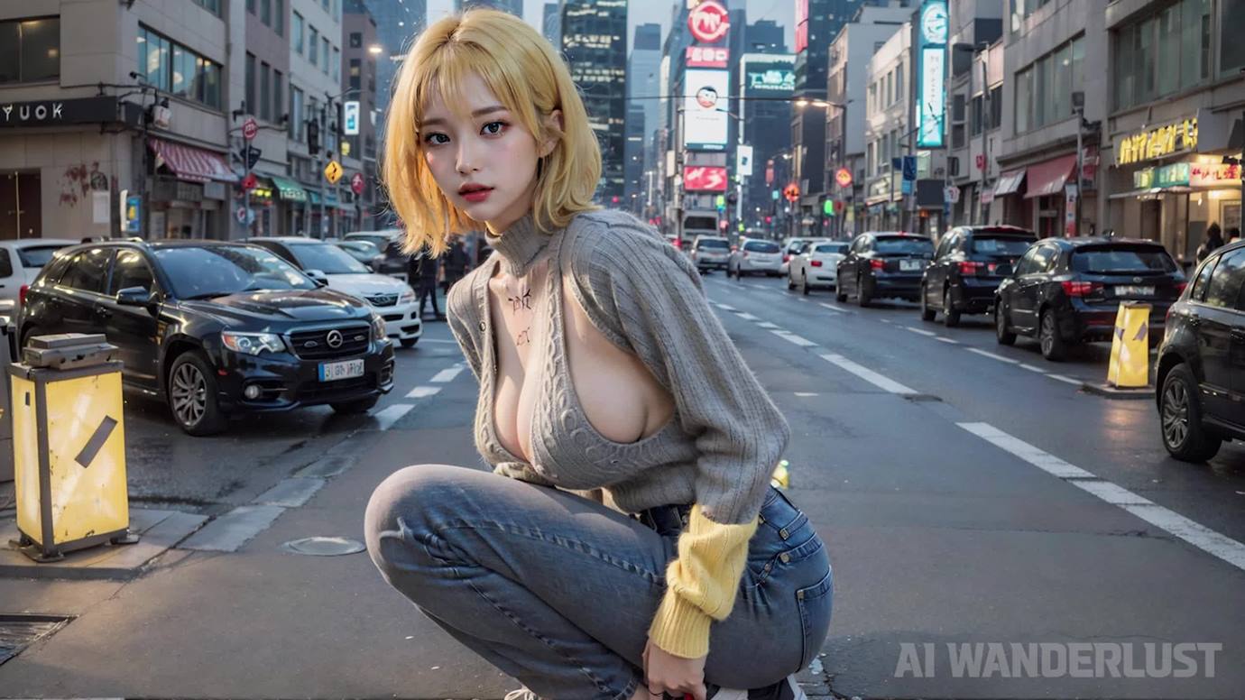 AI绘画 047 party girl’s fashion in the city2 [371V/185M]-无料摄影圈