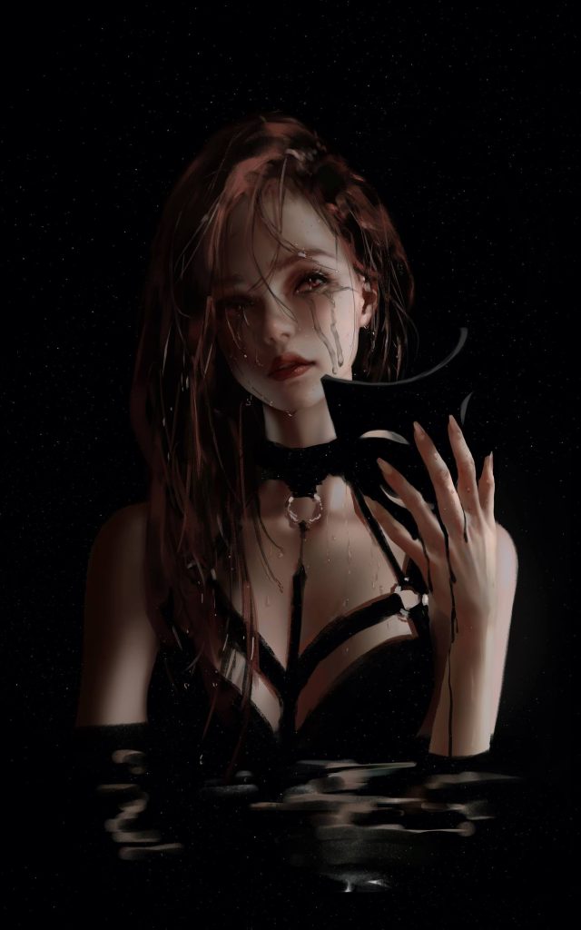 AI绘画 059 WLOP鬼刀二次元插画图集合集2023.01-05 [67P/12V/3.21G]插图