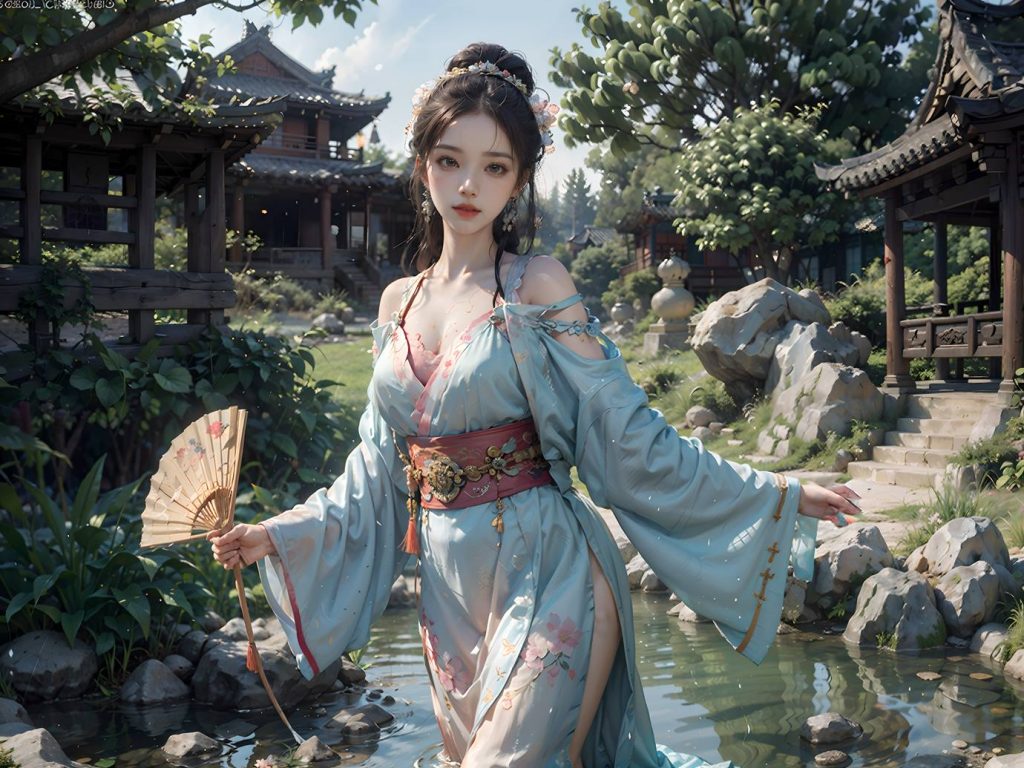 AI绘画 066 横向可做壁纸的古风美仁 [22P/76MB]插图1