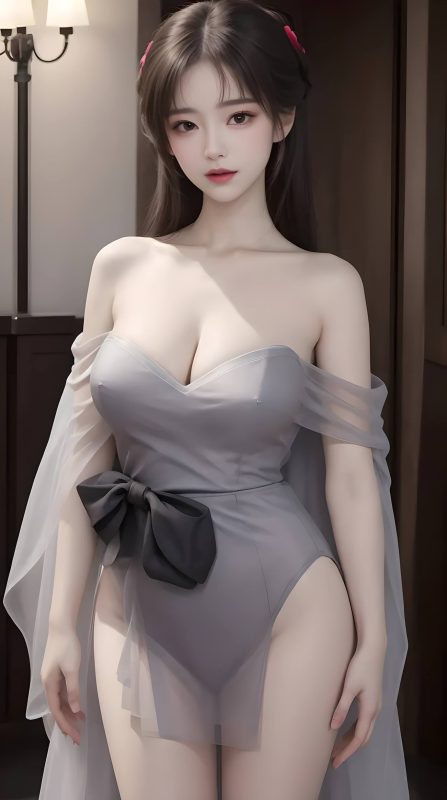 AI绘画 070 温婉柔美穿着浅青色服饰的美女 [30P/319MB]-无料摄影圈