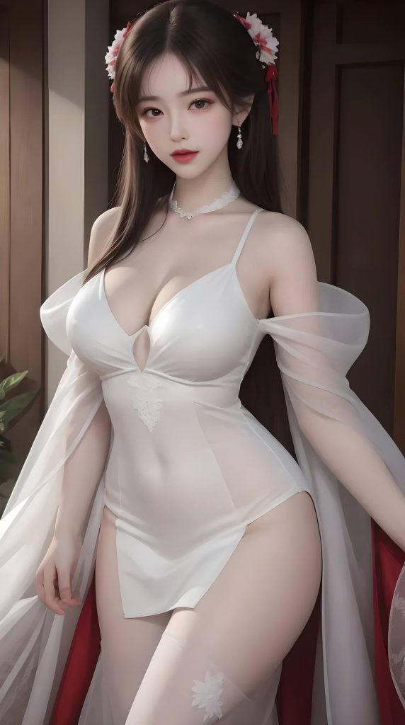 AI绘画 070 温婉柔美穿着浅青色服饰的美女 [30P/319MB]插图