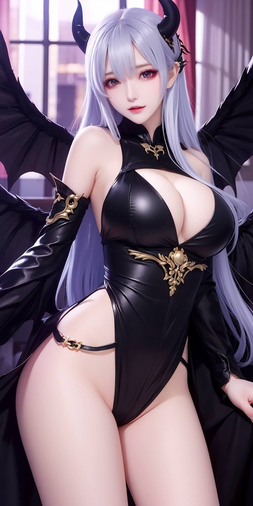 AI绘画 088 恶魔少女连体皮衣[93P/207MB]插图