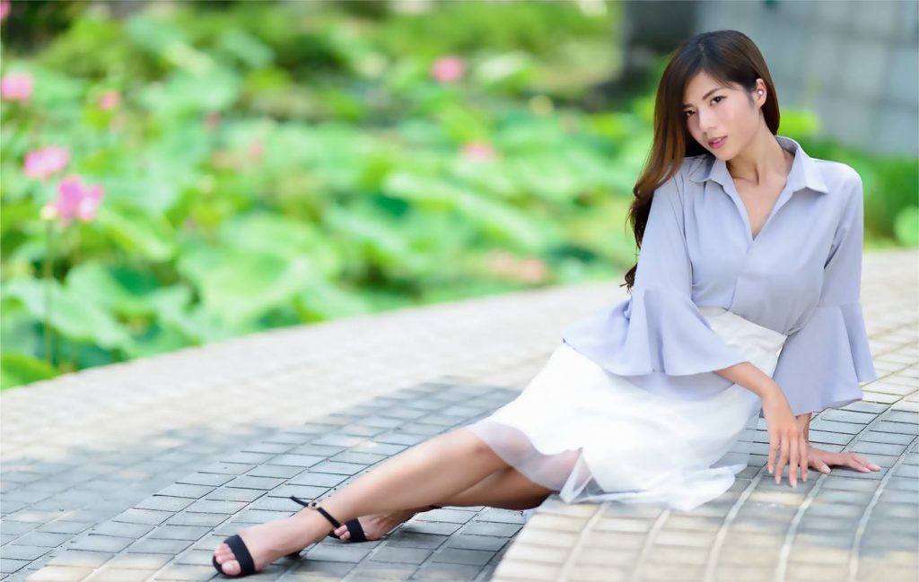 精选街拍摄影 No.076 方唯真飄逸長裙涼高美腿_002[91P/153MB]插图5