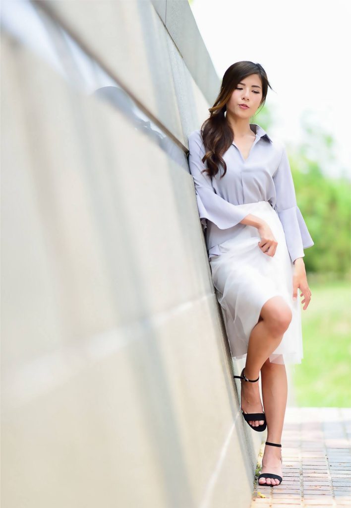 精选街拍摄影 No.077 方唯真_飄逸長裙涼高美腿 [94P/158MB]插图4