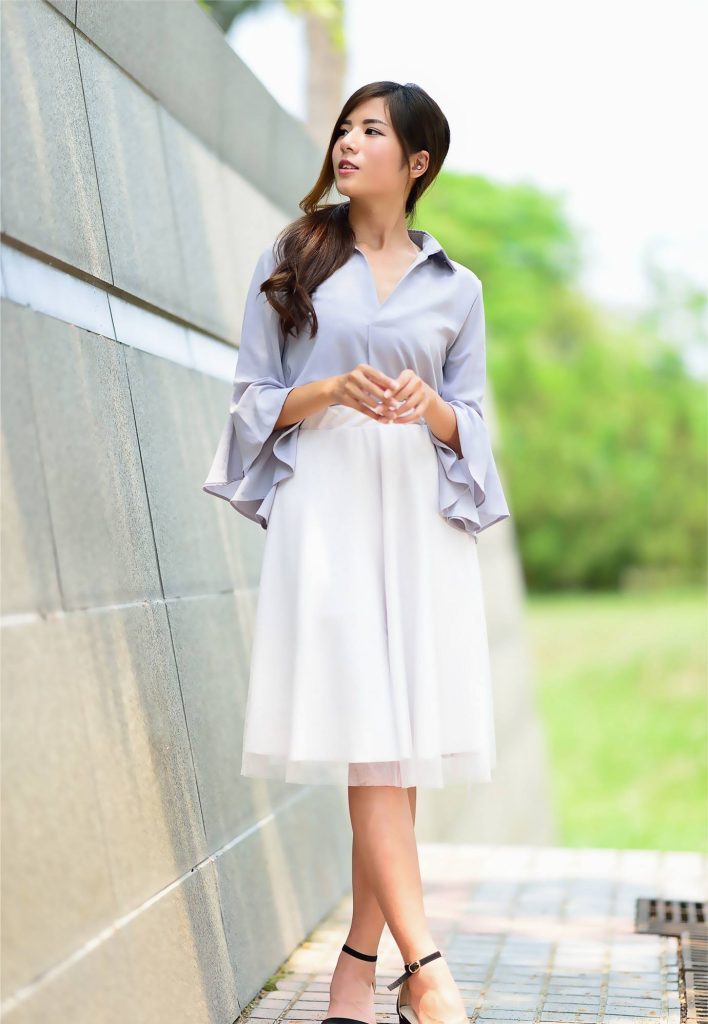 精选街拍摄影 No.077 方唯真_飄逸長裙涼高美腿 [94P/158MB]插图