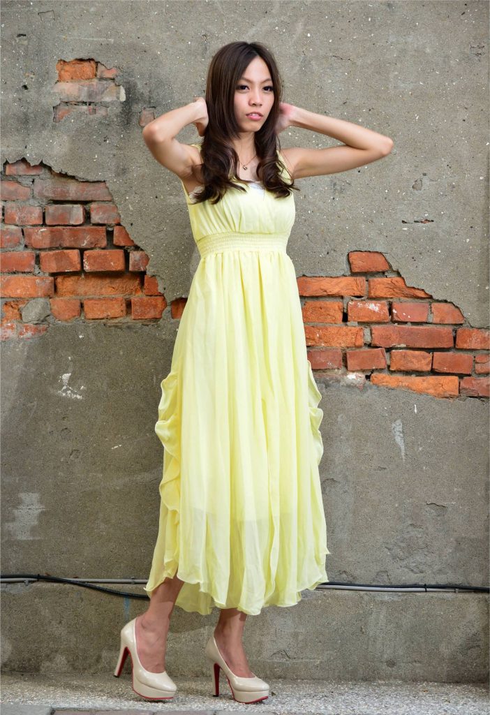 精选街拍摄影 No.079 吳思敏 飄逸長裙高跟美腿 002 [130P/448MB]插图1