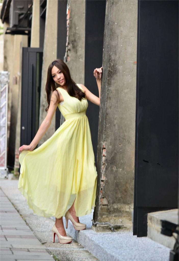 精选街拍摄影 No.079 吳思敏 飄逸長裙高跟美腿 002 [130P/448MB]插图4