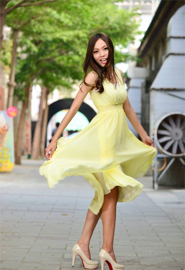 精选街拍摄影 No.080 吳思敏 飄逸長裙高跟美腿[140P/535MB]插图5