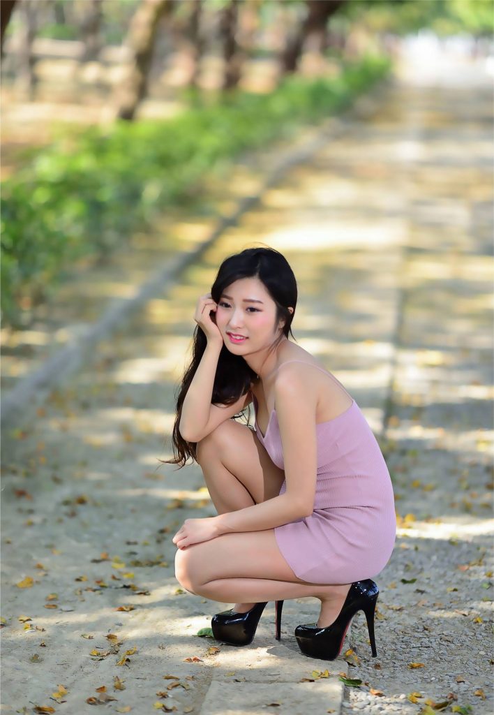 精选街拍摄影 No.087 鄭倪蓉 細吊帶連衣裙絲襪高跟美腿 [119P/235MB]插图2