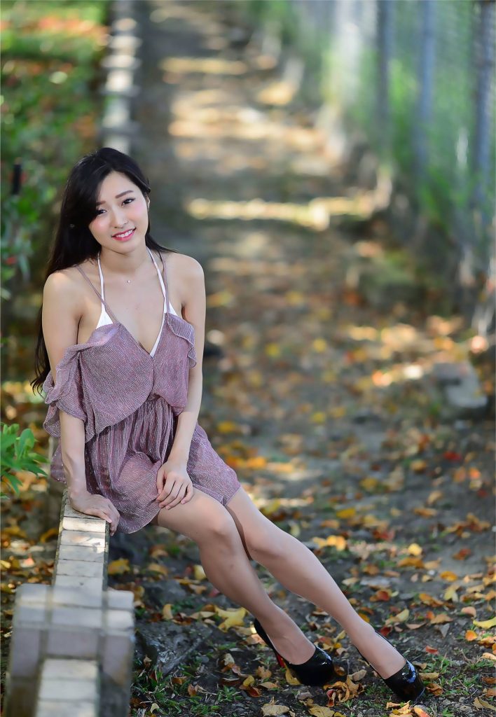 精选街拍摄影 No.087 鄭倪蓉 細吊帶連衣裙絲襪高跟美腿 [119P/235MB]插图5