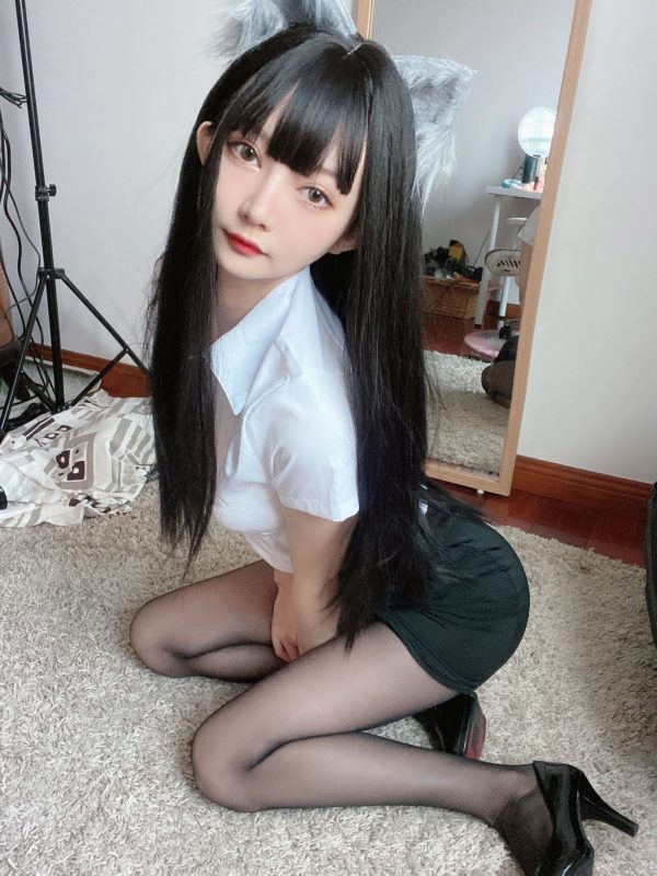 51酱 NO.003 – OL衬衣[20P/2V/108MB]-无料摄影圈