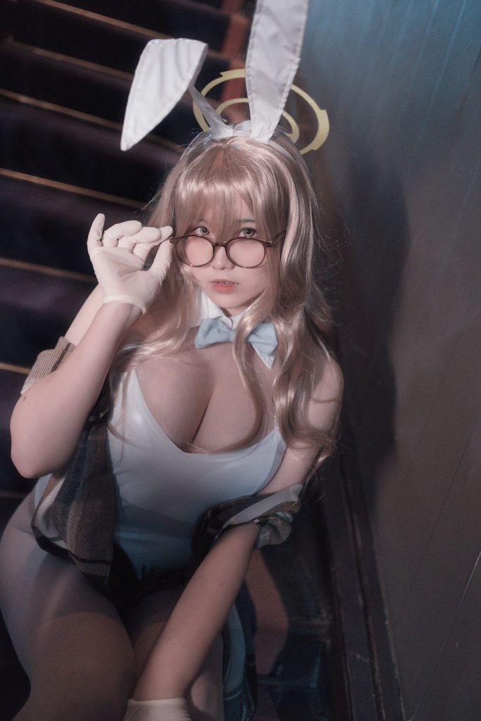 阿半今天很开心 NO.026 – 蔚蓝档案 室笠茜 兔女郎[38P/209MB]插图