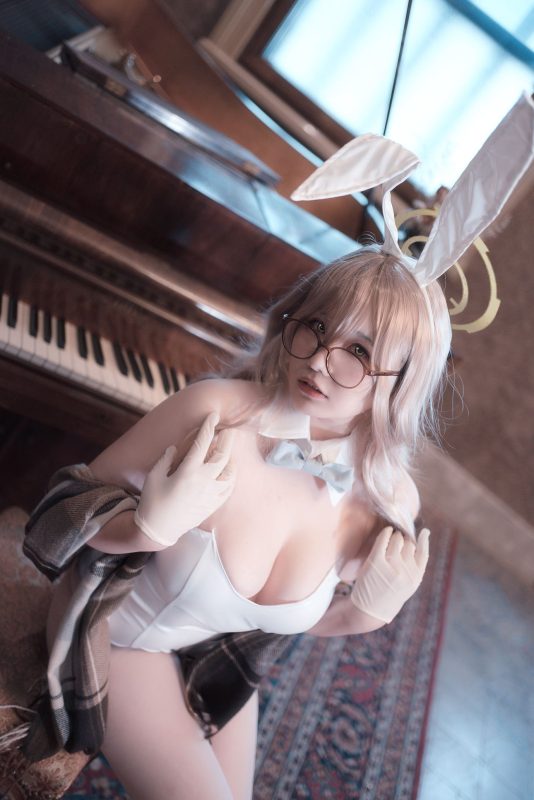 阿半今天很开心 NO.026 – 蔚蓝档案 室笠茜 兔女郎[38P/209MB]-无料摄影圈