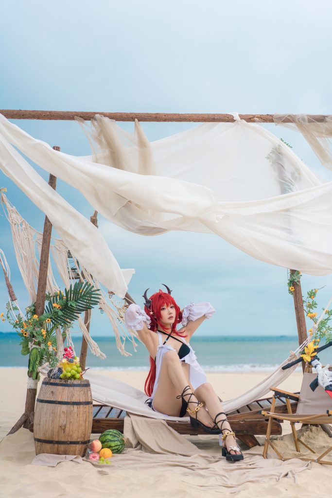 动漫博主阿包也是兔娘 065 明日方舟 史尔特尔泳装 [50P/943MB]插图2