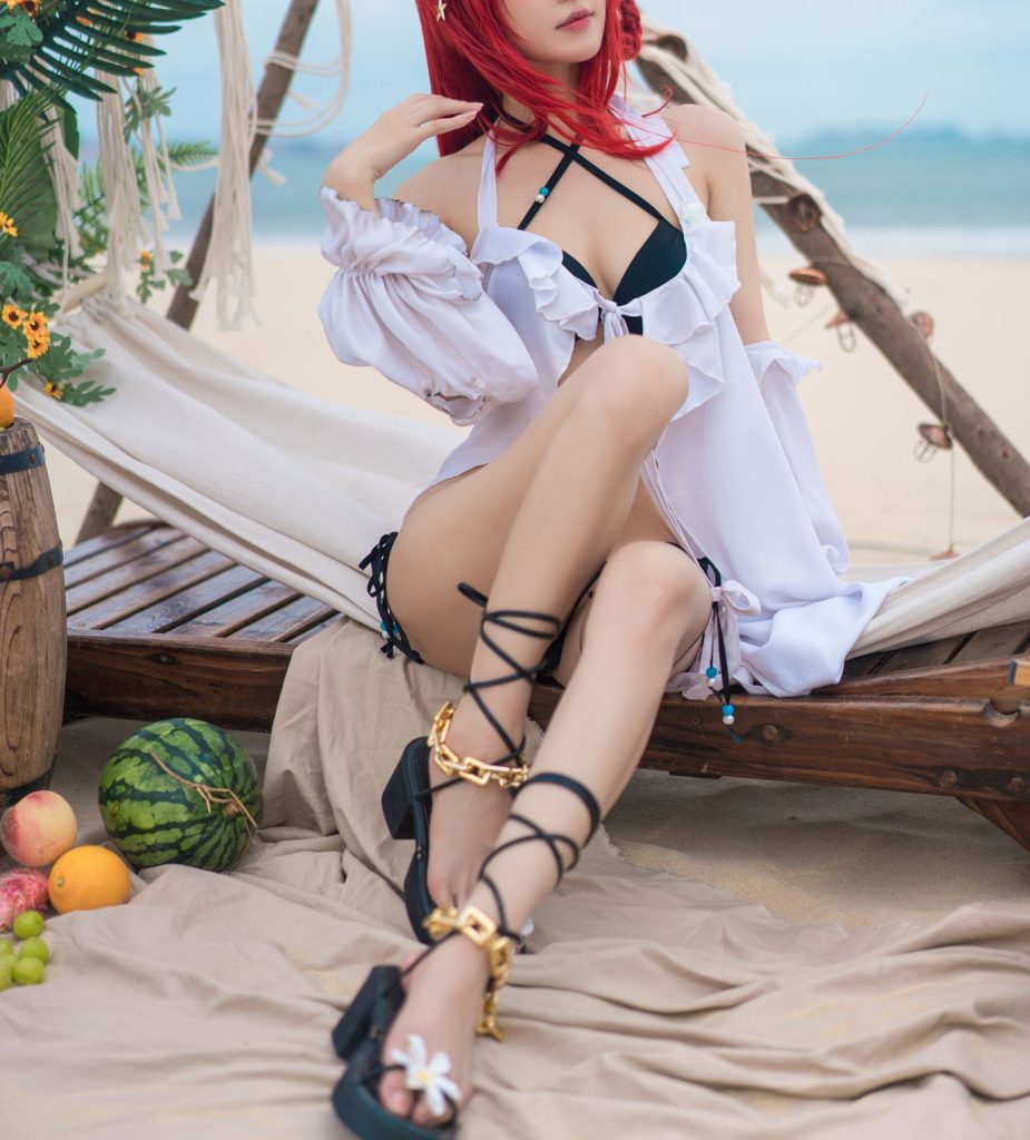 动漫博主阿包也是兔娘 065 明日方舟 史尔特尔泳装 [50P/943MB]插图1