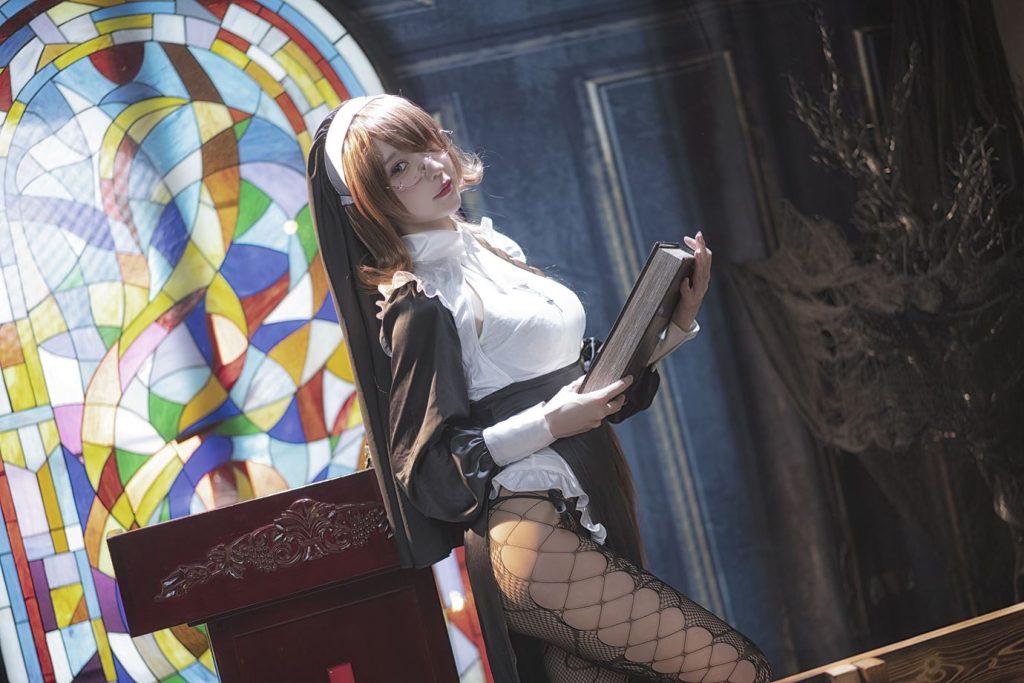 阿包也是兔娘 NO.095 加冕图 修女[26P/582MB]插图3