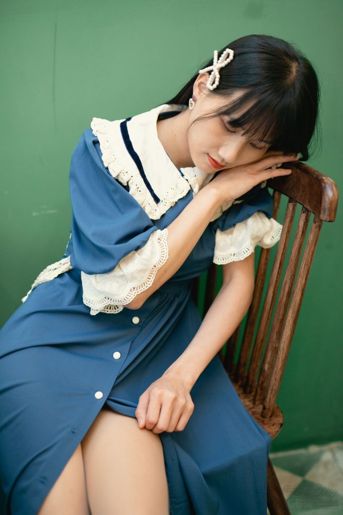 尤蜜丝摄影作品 NO.051 穿搭推广展示图集 蓝色回忆[73P/725MB]插图1