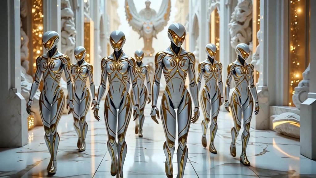 AI Video 007 Princess of Space Fantasy_ Futuristic Music Video[1V/277MB]插图2