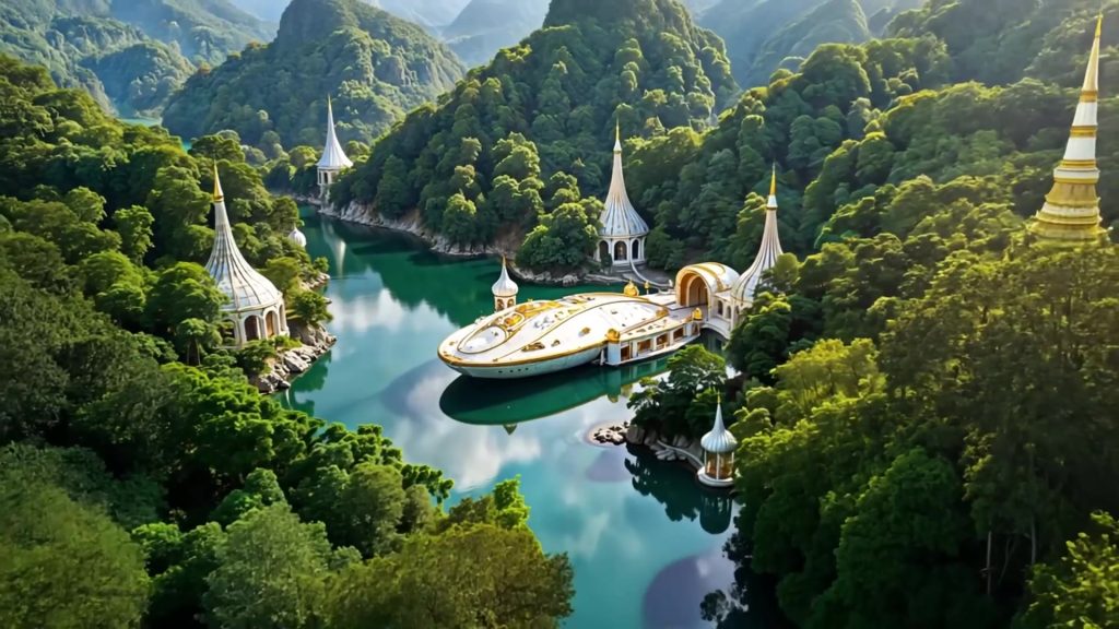 AI Video 007 Princess of Space Fantasy_ Futuristic Music Video[1V/277MB]插图3