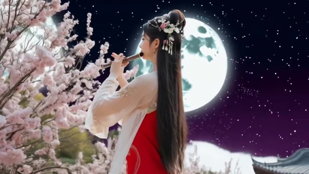 AI Video 008 Relaxing Chinese Guzheng Music – Soothing Sounds for Stress Relief _ Focus[1V/31.3MB]插图3