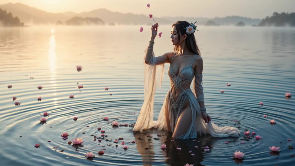 AI Video 019 Fantasy Music _ Stunning 4K Visuals_ A Mystical Journey with Goddesses for TTRPG _ Relaxation[4K/1V/182MB]插图2