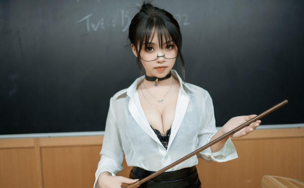 Bangni邦尼 NO.004 – 老师OL[9P/128MB]插图1