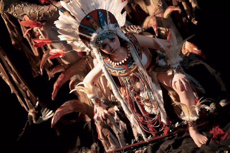 Bangni邦尼 NO.008 – 印第安 (紫舞龙)[42P/73MB]-无料摄影圈