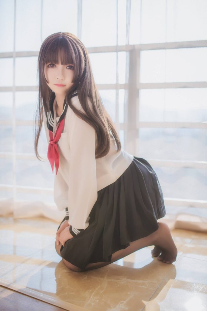 白金Saki写真 001 半透明水手服 [37P/119MB]插图3