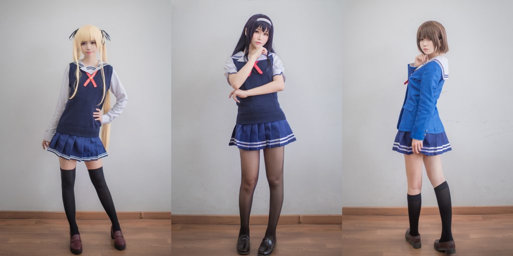 白金Saki写真 007 校服[30P/186M]-无料摄影圈