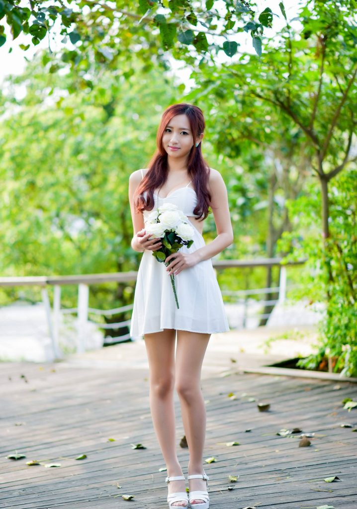 精选街拍摄影 No.109 Ming Ting 名婷 露背吊帶連衣短裙絲襪涼高美腿 [67P/203M]插图2