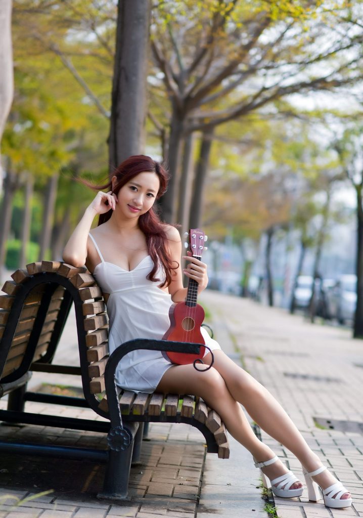 精选街拍摄影 No.109 Ming Ting 名婷 露背吊帶連衣短裙絲襪涼高美腿 [67P/203M]插图1