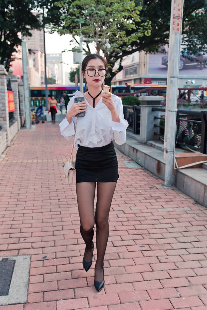 精选街拍摄影 No.172 OL极品黑丝美女婷婷的工作日常 3 [61P/69M]插图1