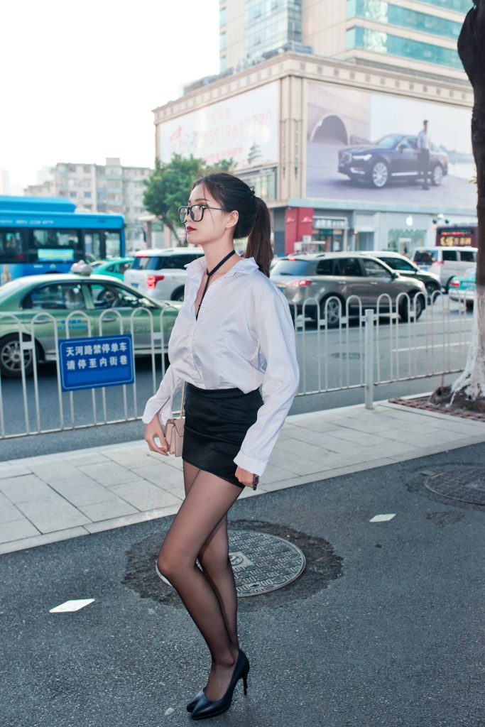精选街拍摄影 No.173 OL极品黑丝美女婷婷的工作日常 4 [95P/96M]插图1