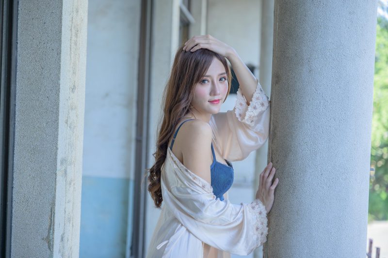 精选街拍摄影 No.200 性感藍色內衣紅高跟美腿 [167P/223M]-无料摄影圈