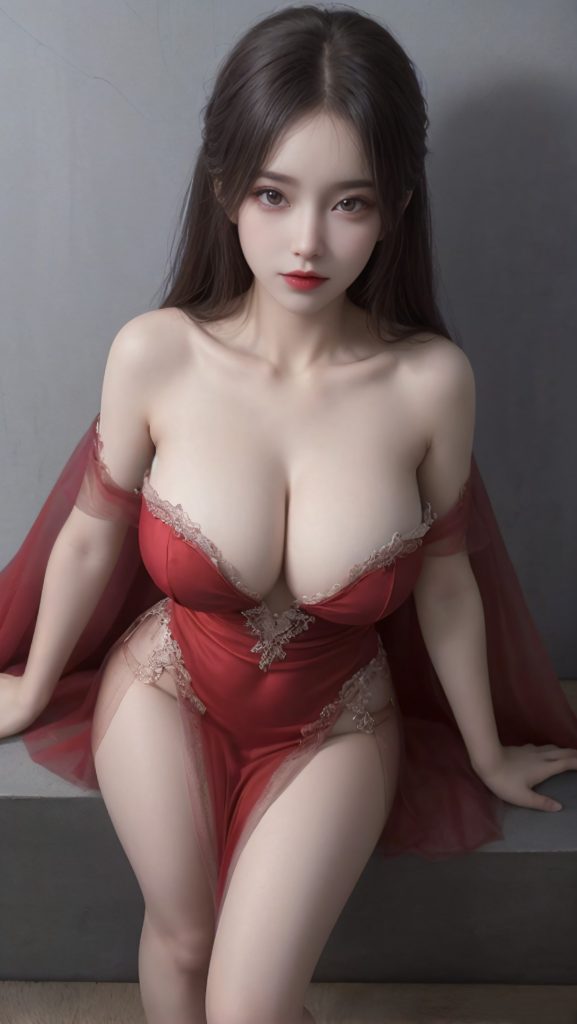 AI绘画 101 红色薄纱[60P/485MB]插图3