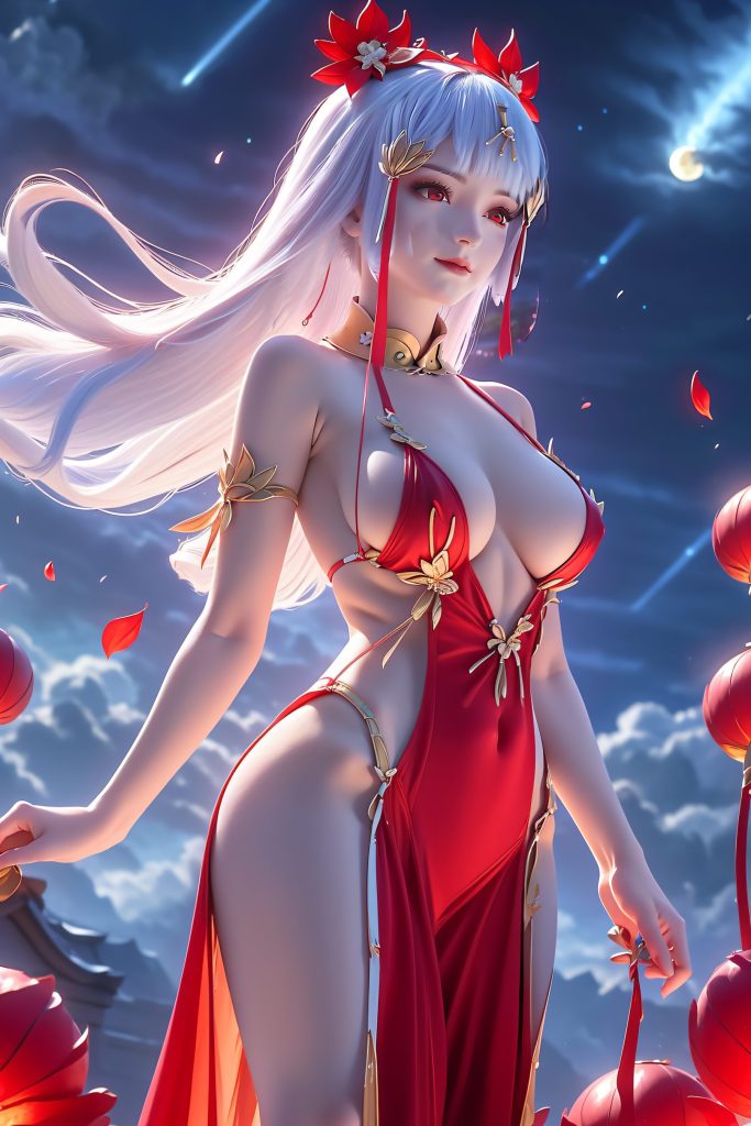 AI绘画 119 太阴玉兔[41P/228MB]插图2