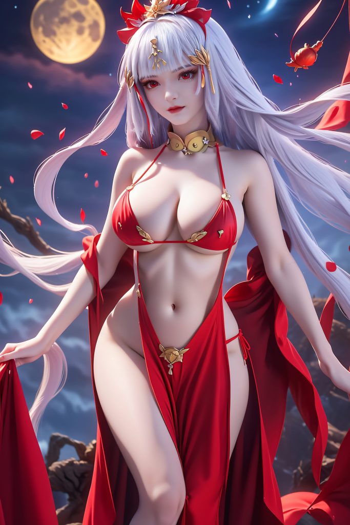 AI绘画 119 太阴玉兔[41P/228MB]插图1