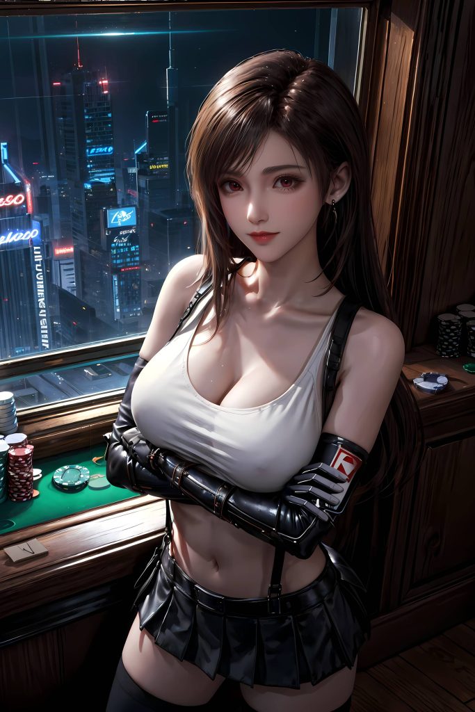 AI绘画 134 最终幻想-蒂法[19P/133MB]插图2