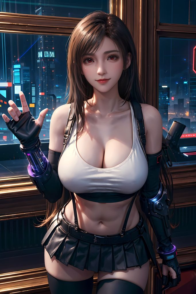 AI绘画 134 最终幻想-蒂法[19P/133MB]-无料摄影圈