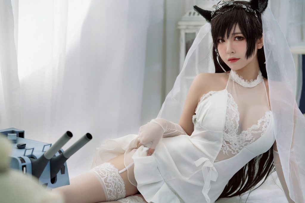 半半子 005 爱宕花嫁 [29P/15M]-无料摄影圈