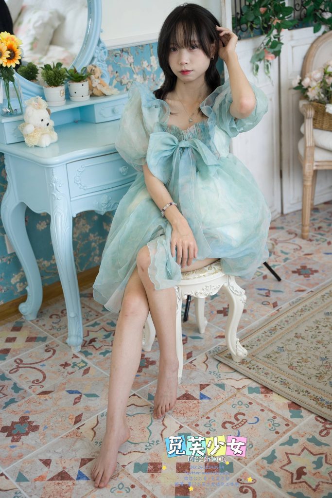 [觅芙少女]NO.033 小婉-一袭蓝色纱裙构筑今晚浪漫的梦境[249P/1V/5.61GB]插图4