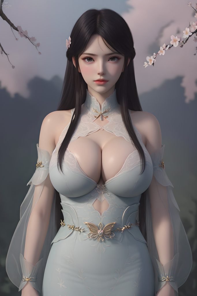 AI绘画 156 斗破苍穹-萧薰儿 蝶翼内衣写真[57P/170MB]插图2