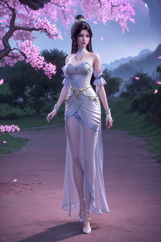 AI绘画 165 完美世界-月婵 主身全身版[107P/187MB]插图1
