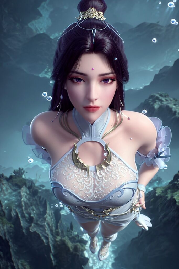 AI绘画 165 完美世界-月婵 主身全身版[107P/187MB]插图3