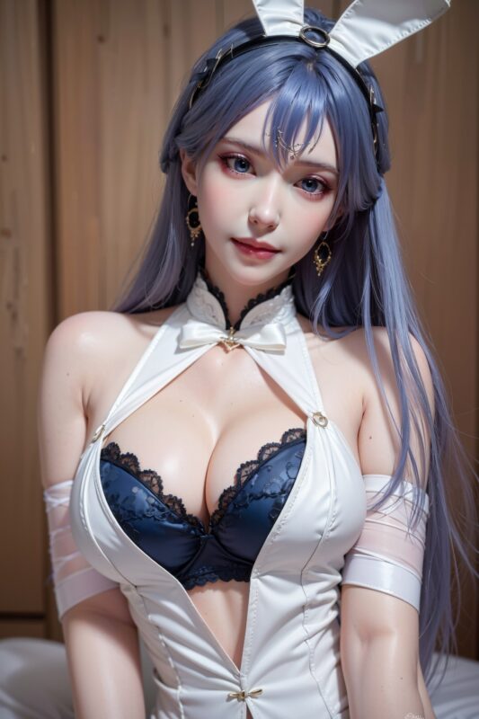 AI绘画 190 天穹 居家兔女郎[60P/181MB]-无料摄影圈