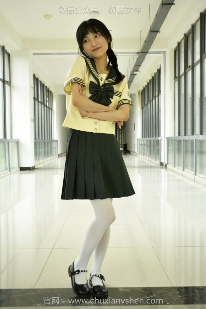 初夏女神 NO.098 柒柒 绿色水手服[140P/1V/4.76GB]插图1